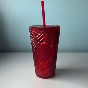 Winter 2021 Red Jeweled Starbucks Tumbler